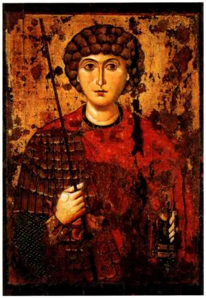 «Святой Георгий», икона XII в.