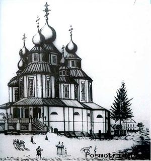Воскресенский войсковой собор Старочеркасская на гравюре 1869 года.