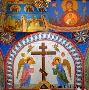 Росписи Никольского собора монастыря в Годеново.