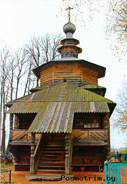Храм Рождества Христова на кладбище в Мелихове.