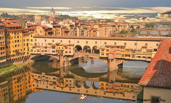 Мост Понте-Веккьо Флоренция