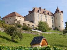 Замок Грюйер в Швейцарии